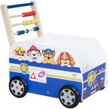 roba Paw Patrol Houten loopwagen – met speelgoed – wandelwagen met verstelbare snelheid – greephoogte 54 cm – motief honden – vanaf 1 jaar – blauw/wit