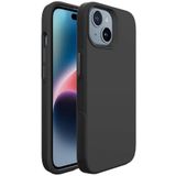 JT Berlin BackCase Pankow Safe Housse en Silicone Compatible avec Apple iPhone 15 Plus [Protection Contre Les Chutes Selon la Norme Militaire, Chargement sans Fil (Qi), Protection de l'écran] Noir