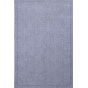 Agnella Diverse Linea Vloerkleed voor de woonkamer, modern, vintage, retro, 100% Nieuw-Zeelandse wol, geweven met Wilton-technologie - 160 x 240 x 1,20 cm - Blauw