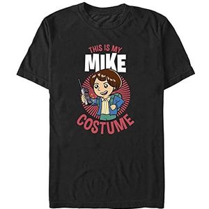 Netflix Stranger Things-Mike Costume Organic T-Shirt À Manches Courtes Mixte, Noir, L