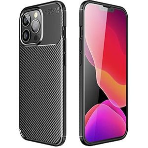 lopolike Huawei P20 Plus hoes, zacht en krasbestendig, schokbestendig, met verstelbare ring [Magnetische autohouder] voor Huawei P20 Plus, zwart