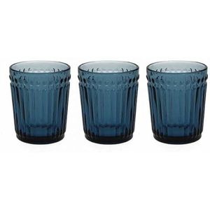 Set van 3 blauwe glazen CC300 Glass Dorico