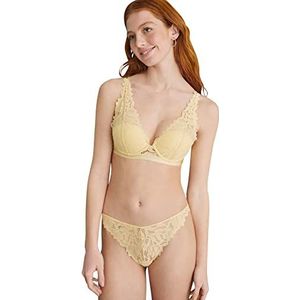 Women'secret Soutien-gorge Halter Femme, citronier, 115B