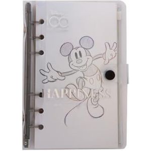 Coolpack 60411PTR, A5 Note book PVC 160 pagina's/controlesysteem, envelop met ritssluiting, liniaal, Disney 100 Opal Collection