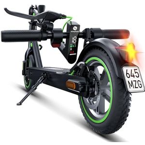Elektrische step, goedgekeurd op de weg, 350 W motor, met app, bereik 30 km, draagvermogen 120 kg, opvouwbaar, voor volwassenen, voor pendelritten, incl. tas
