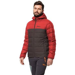 Jack Wolfskin Ather Down Hoodie M dekbed heren, Red Earth