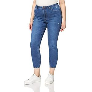 ONLY Onlkeily Hw dames skinny jeans DEST ANK DNM M blauw 32W 32L, blauw medium denim