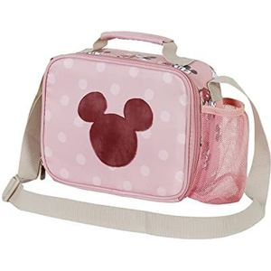 Micky Mouse Warm Snacktas voor kinderen, Roze, Snack Bag, Roze, lunchtas kind warm