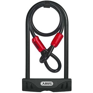 ABUS Facilo 32/150HB230 + USH32-houder + Cobra-kabel 10/120 - fietsslot met dubbele vergrendeling - ABUS veiligheidsniveau 7-230 mm beugelhoogte