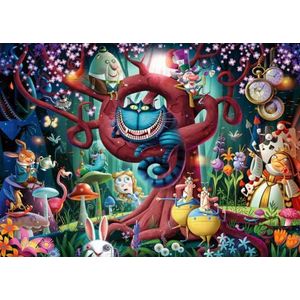Ravensburger - Alice in Wonderland Puzzel 1000 stukjes Almost Everyone is Mad Wonderland, 16456, verschillende kleuren, 70 x 50 x 0,2 cm