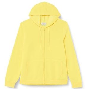 Libbi Stijlvolle gele polyester hoodie met ritssluiting maat XXL voor dames, geel, XXL, Geel.