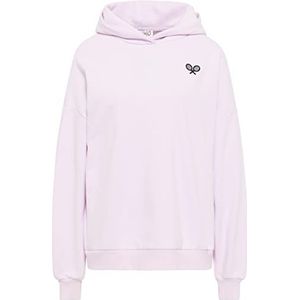 BOCOCA Sweatshirt met capuchon voor dames, paars/transparant