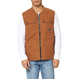 Hurley M Roth Multi Pocket Worker Vest Herenjas, oranje (Dusty Peach)