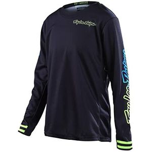 Troy Lee Designs, Motocross shirt voor jongens, zwart geel, L