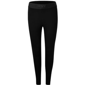 DKNY Leggings voor dames met logo, zwart.