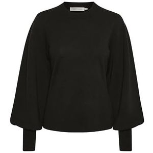 InWear Sammyiw Pullover Sweater Femme, Noir, XL