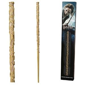 The Noble Collection - Hermelien Granger Wand in A Standard Windowed Box - 15 inch (38 cm) Wizarding World Wand - Harry Potter filmset filmrekwisieten muren
