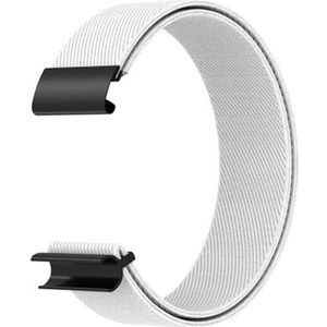 Lunar Straps, ademende biceps-armband, compatibel met Whoop 4.0, wit, uniseks, nylon, geen edelsteen, Nylon, Geen edelsteen