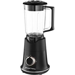 Russell Hobbs, Mixer 20.000 omwentelingen, 1,5 l, BPA-vrij, duurzaam, 2 snelheden + pulsfunctie, BladeBoost-technologie voor ingrediënten op de bodem, lemmet van roestvrij staal, vaatwasser ok,