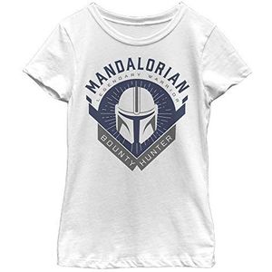 Fifth Sun T-shirt Mandalorian Crest pour fille, blanc, L
