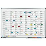 Legamaster 7-411000 Premium jaarplanner - UV-gehard whiteboard - horizontaal jaaroverzicht 90 x 60 cm