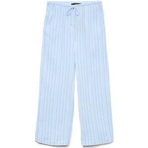 Vero Moda Vmnanna Nw WVN Ga Noos Pantalon large, Bleu aéronautique., XL
