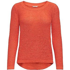 ONLY Dames Sweater Onlgeena Xo L/S Pullover Knt Noos, Tijgerlelie