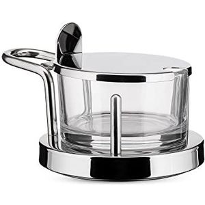 Alessi 5071 Design kaasdoos - glas en roestvrij staal - 20 cl