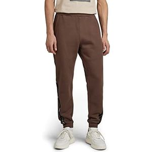 G-STAR RAW Logo Tape SW Pant Trainingsbroek voor heren, Bruin (Rain Drum D174-d307)