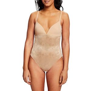 ESPRIT Soft Shaping Lace Soft.Body Shaping Bodysuit voor dames, Dusty Nude