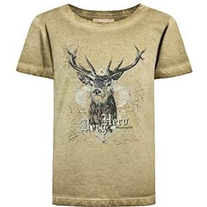 Stockerpoint Trachtenkids Jonah Traditioneel T-shirt, uniseks, Zand