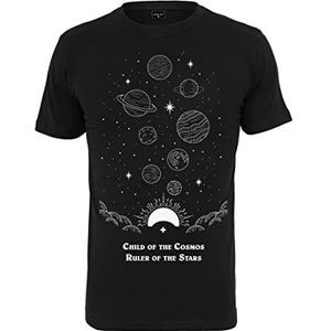 Mister Tee Child of The Cosmos Tee Black M T-shirt, zwart, M, zwart, zwart.
