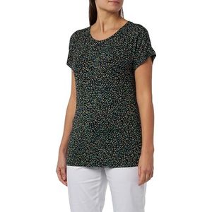 Supermom T-shirt Elkins à manches courtes All Over Print pour femme, Noir - P090, 38