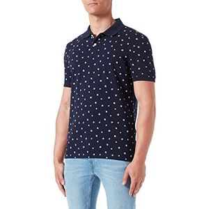 s.Oliver Poloshirt met korte mouwen voor heren, Blauw