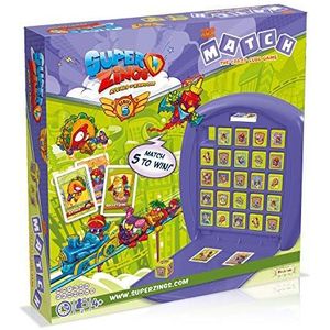 Winning Moves - Match SuperThings, Top Trumps bordspel, 5 Super Things-personages online verbinden, Spaanse versie