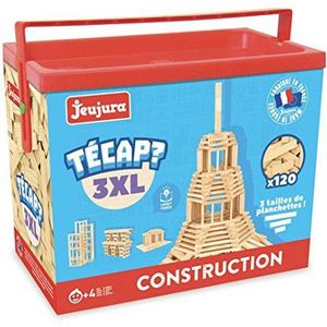 Jeujura - 8321- Tecap-spellen - vanaf 4 jaar - 3XL formaat - 3 plankmaten voor 3 keer meer constructie - Made in France