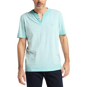 Pioneer henley heren tshirt, turquoise (Aquamarine 526)