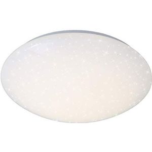 Briloner Leuchten LED plafondlamp met sterrendecoratie 18W 2200lm Ø 39cm wit