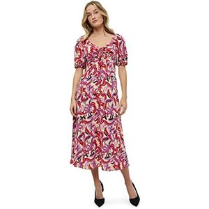Desires Delilah - Robe mi-mollet à manches courtes pour femme, Multicolore (0011p Gardenia Print), XL