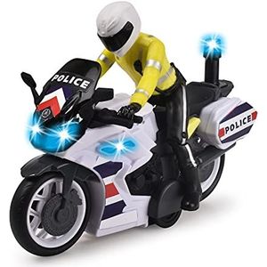 Dickie – SOS motorfiets politie Yamaha – geluid en lichten – motorfiguur inclusief – batterijen inbegrepen – vanaf 3 jaar – 203712018002