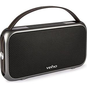 Veho M7 Retro draadloze luidspreker, compatibel met smartphone/tablet/mp3-speler, Bluetooth, grijs