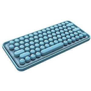Rapoo Ralemo Pre 5 draadloos toetsenbord Draadloos mechanisch toetsenbord Milieuvriendelijke oplaadbare batterij Duitse lay-out QWERTZ PC & Mac - blauw