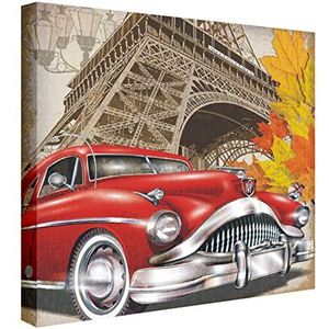 Lichtbord met LED Paris Retro