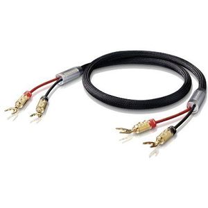 Oehlbach 110601 luidsprekerkabel, 2 x 2 m, zwart