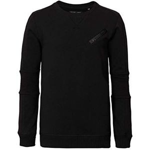 Petrol Industries BV B-FW18-SWR308-9999, sweatshirt voor jongens, zwart (Black 9999), 8 jaar (maat fabrikant: 128), Zwart (Zwart 9999)