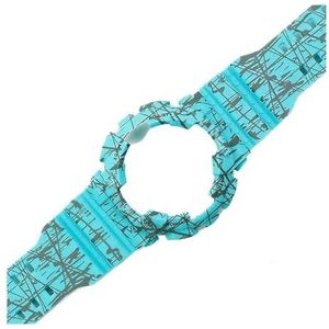 Accessoires de montre adaptés à la résine de camouflage for Casio G-SHOCK adaptés au boîtier de montre à bracelet for GA-110 100 120 GD-100 bracelet de sport for hommes et femmes(Leopard blue)