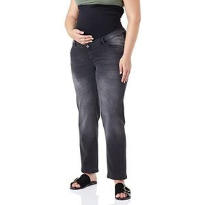 Supermom Brooke Over The Belly Mom damesjeans, Black Dark Wash P532, 32, Black Dark Wash P532