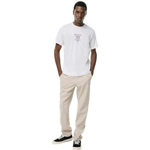 ECOALF Crocaalf T-Shirt Homme Tissu Recyclé Manches Courtes Coton Confortable et Léger Taille M Blanc, blanc, XL