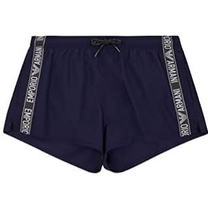 Emporio Armani Swimwear Men's Denim Tape Shorts Swim Trunks, Eclipse, 50, Eclissi, Eclipse, Eclipse, 52