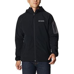 Columbia Tall Heights Unisex Jas Hooded Softshell, zwart.